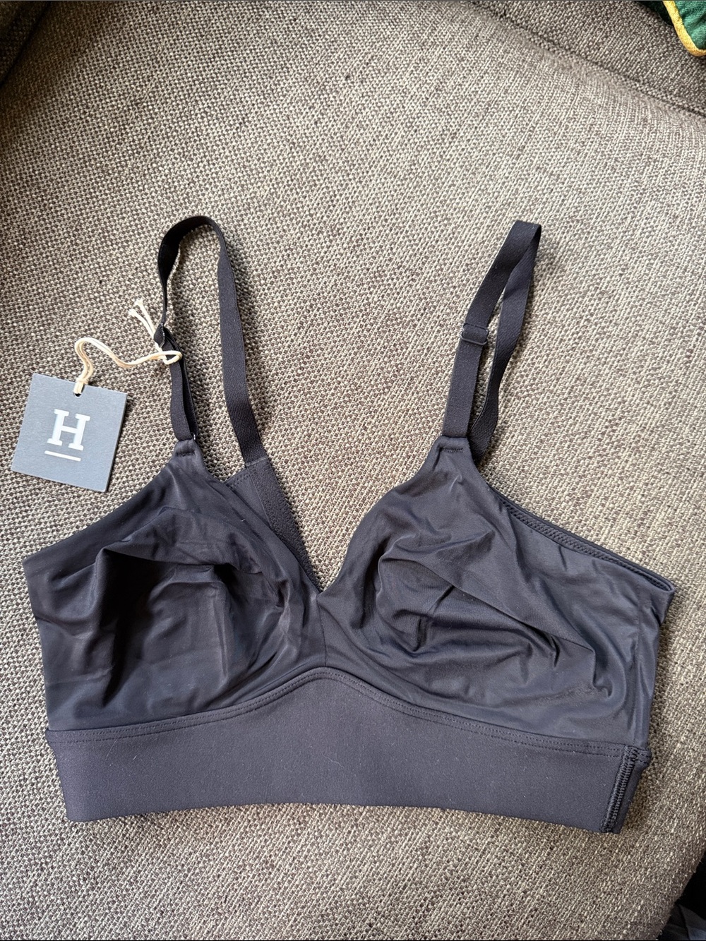 Harper Wilde Bliss Triangle Bralette,NWT, Large, Black